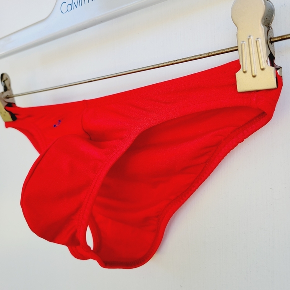 Joe Snyder Shining Enhancement Bikini Brief Red JS01 size medium - Picture 4 of 11